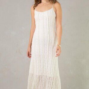 Isla Mara Mesh Midi Dress, Size L